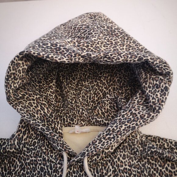 Levi's Ladies Size Small Animal Print with Beige Accents Loose Fit Hoodie - Picture 7 of 13